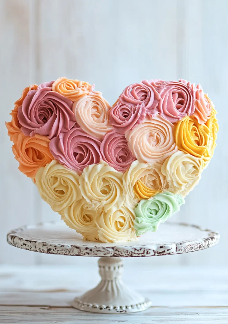 Heart Cake Decorating 1-1